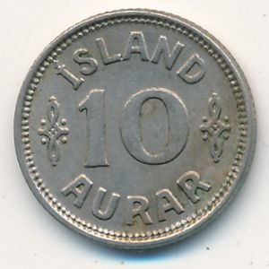 Исландия 10 эйре 1925 год