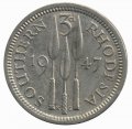 Южная Родезия 3 пенса 1947 год - Георг VI