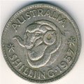 Австралия 1 шиллинг 1957 год - Голова барана