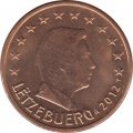 Люксембург 5 евроцентов 2012 год - Великий герцог Люксембурга Анри