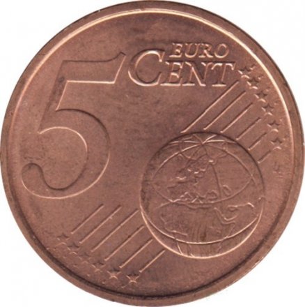 Люксембург 5 евроцентов 2012 год - Великий герцог Люксембурга Анри