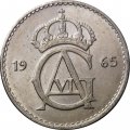 Швеция 25 эре 1965 год