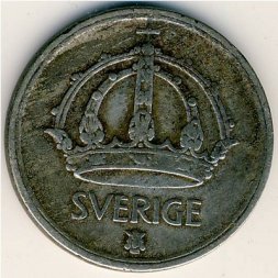 Швеция 50 эре 1945 год