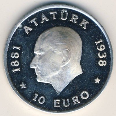 Турция 2500000 лир 1998 год