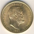 Швеция 20 крон 1901 год