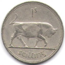 Ирландия 1 шиллинг 1963 год - Бык