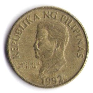 Филиппины 50 сентимо 1992 год