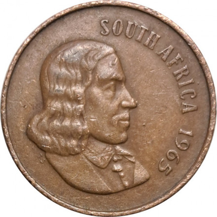 ЮАР 2 цента 1965 год (SOUTH AFRICA)