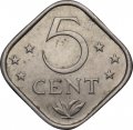 Антильские острова 5 центов 1971 год