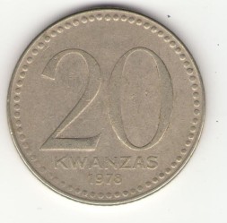 Ангола 20 кванза 1978 год
