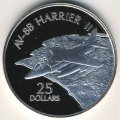 Соломоновы острова 25 долларов 2003 год - Самолёты. McDonnell Douglas AV-8B Harrier II