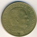 Монако 20 сантимов 1975 год