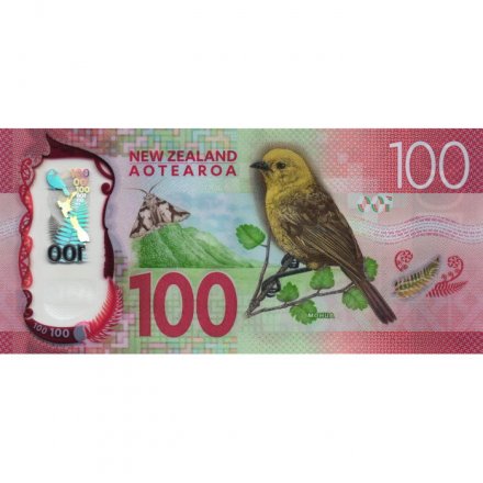 Новая Зеландия 100 долларов 2016 год - Эрнест Резерфорд UNC