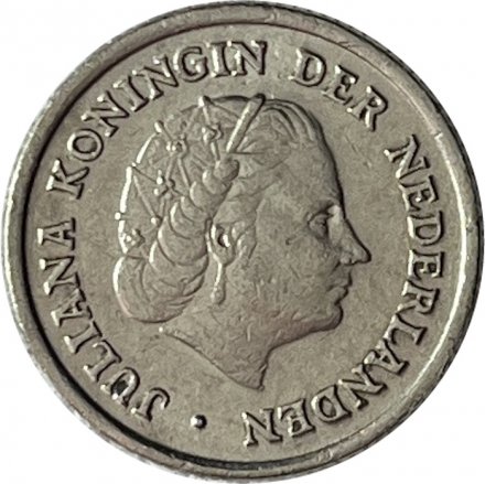 Нидерланды 10 центов 1970 год