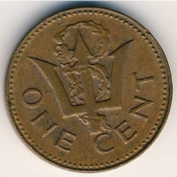 Барбадос 1 цент 1982 год