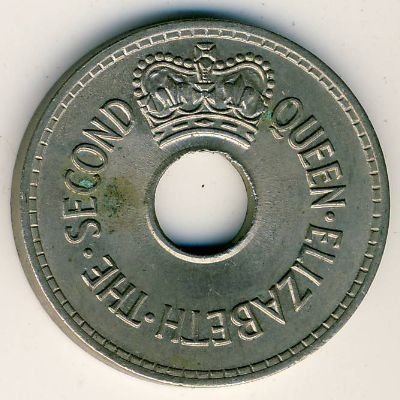 Фиджи 1 пенни 1961 год
