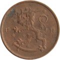 Финляндия 5 пенни 1918 год - Герб