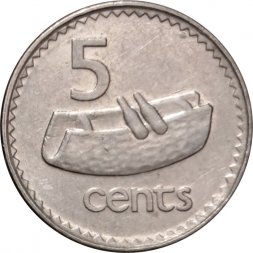 Фиджи 5 центов 1997 год