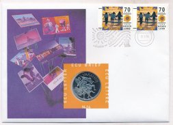 Нидерланды 1 экю 1996 год