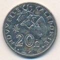 Новая Каледония 20 франков 1999 год