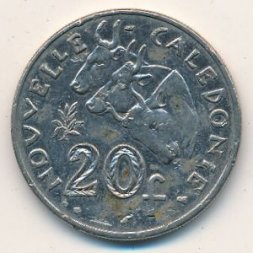 Новая Каледония 20 франков 1999 год