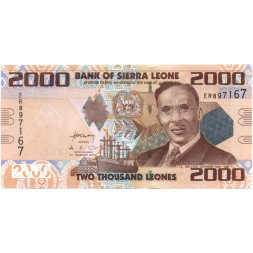 Сьерра-Леоне 2000 леоне 2013 год - Исаак Уоллес-Джонсон - UNC