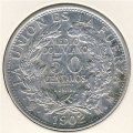 Боливия 50 сентаво 1902 год