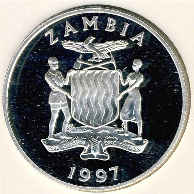Замбия 1000 квача 1997 год