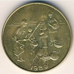 Западная Африка 10 франков 1989 год