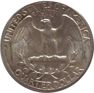 США 25 центов (1/4 доллара) 1963 год - Без отметки МД