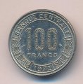Конго 100 франков 1972 год - Западная канна (антилопы)