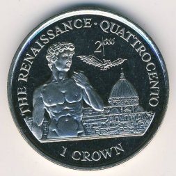 Остров Мэн 1 крона 1998 год