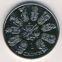 Остров Мэн 1 крона 2006 год