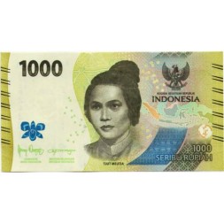 Индонезия 1000 рупий 2022 год - Тют Меутия UNC