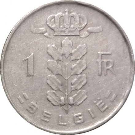 Бельгия 1 франк 1952 год BELGIE