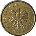 Польша 1 грош 2003 год