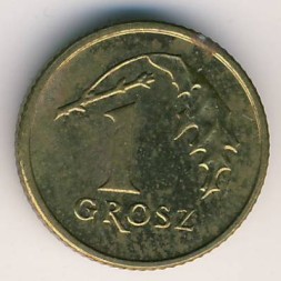 Польша 1 грош 2003 год
