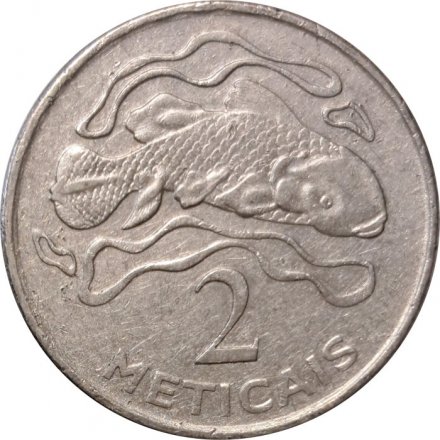 Мозамбик 2 метикал 2006 год - Латимерия