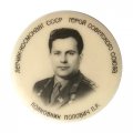 Значок-иголка Летчик-космонавт СССР. Полковник Попович П.Р.