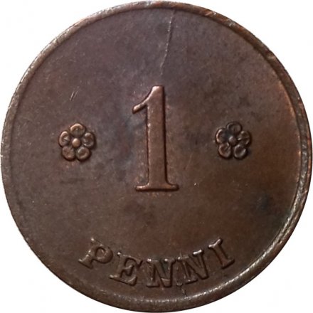 Финляндия 1 пенни 1920 год
