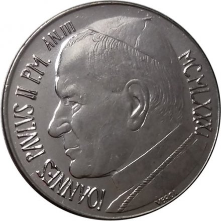 Ватикан 100 лир 1981 год - Накорми голодных