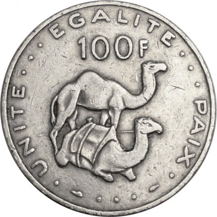 Джибути 100 франков 1991 год