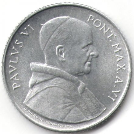 Ватикан 2 лиры 1968 год