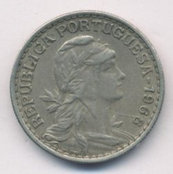 Португалия 1 эскудо 1968 год