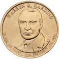 США 1 доллар 2014 год - Уоррен Гардинг (D)
