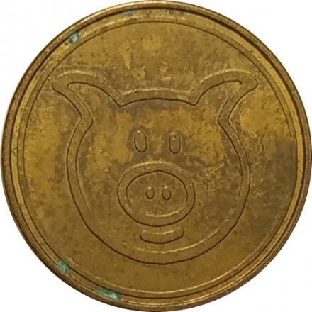 Жетон Германия. Zoomi. Свинья