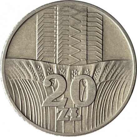 Польша 20 злотых 1974 год