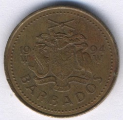 Барбадос 5 центов 1994 год - Маяк