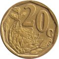 ЮАР 20 центов 2008 год