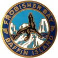 Настольная медаль Frobisher Bay. Baffin island. Залив Фробишер. Баффинова Земля